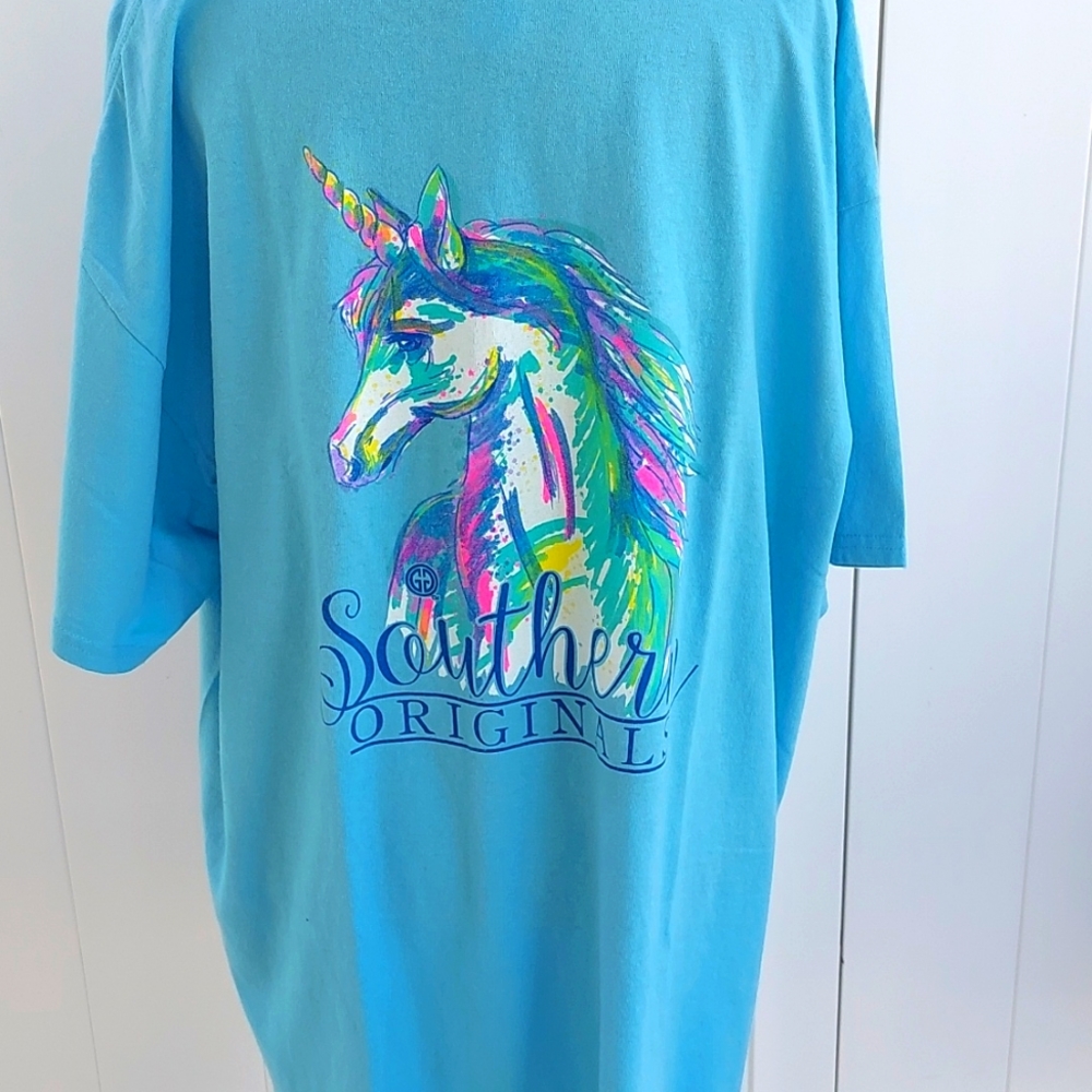 Girlie Girls Southern Originals Women's Unicorn 2XL T-shirt